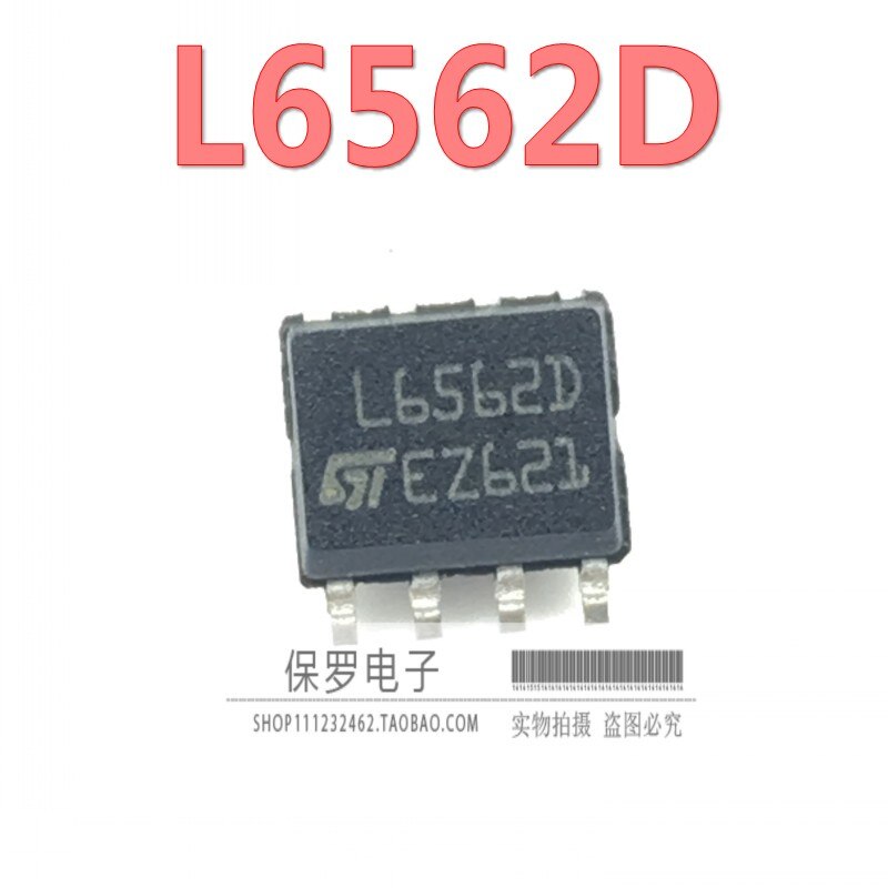 10pcs 100%  ο LCD   Ĩ L6562 L6562D SOP-8  